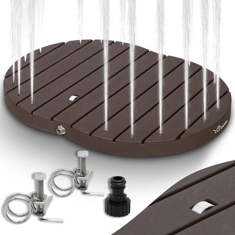 Gartendusche Aussendusche Bodendusche Outdoor Dusche Mit Fußrad Fontänenhöhe 4m - Bild 1 von 1