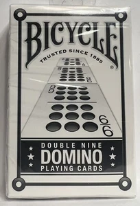 Bicycle Double 9 Nine DOMINO Bridge Size playing card deck NEW/SEALED 2012 - Picture 1 of 2