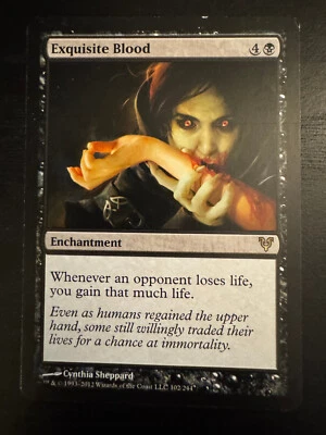 [1x] Exquisite Blood - Avacyn Restored - Regular - MTG - EX - Image 1 of 2