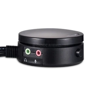 Mini 3,5 mm Computer Lautstärkeregler Headset/Lautsprecher Audio Schalter mit Mikrofon - Bild 1 von 7