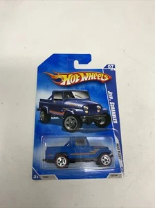 Hot Wheels 09'Jeep Scrambler Heat Fleet Blue Red Lines - Picture 1 of 9