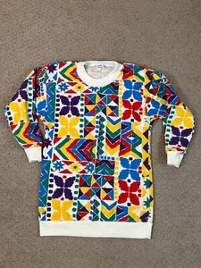 Pretty Please Vintage 90's sweatshirt Girl Sz Medium 8/10 - Picture 1 of 4