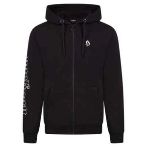 HOOLIGAN Zip Hoodie "We Don't Care" | Black | Kapuzenjacke Herren Soccer - Picture 1 of 3