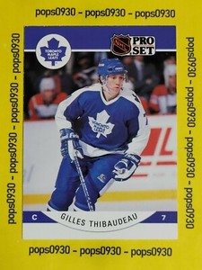 Gilles Thibaudeau, Toronto Maple Leafs, 1990, Pro Set, #290