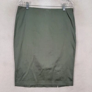 Sisley Womens Skirt Plus Size 16 Green Stretch High Waist Career Cocktail Pencil - Picture 1 of 16