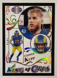 Cooper Kupp 2022 Illusions King of Cards Black /50 Los Angeles Rams RARE