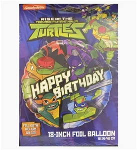 (6) Teenage Mutant Ninja Turtles 18" Foil Balloon Nickelodeon. Six balloons. - Picture 1 of 4