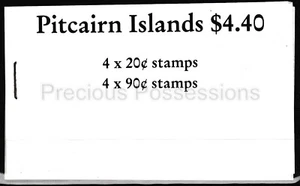 PITCAIRN ISLANDS MNH STAMP BOOKLET 1988 SHIPS SG 318X4 323X4 - Picture 1 of 1