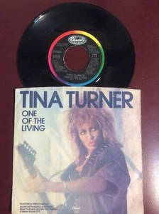 Tuna Turner 7” Vinyl 45 One Of The Living 2 Versions 1985 Capitol LP Mad Max - Picture 1 of 4