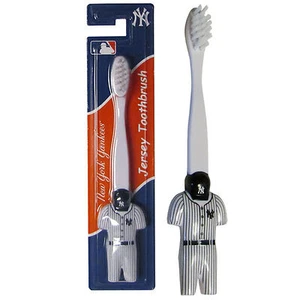 New York Yankees Kids Soft Toothbrush MLB Licensed Baseball Jersey Uniform - Picture 1 of 3