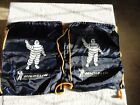 Two Collectable Michelin Tyres Drawstring Bags New Old Stock