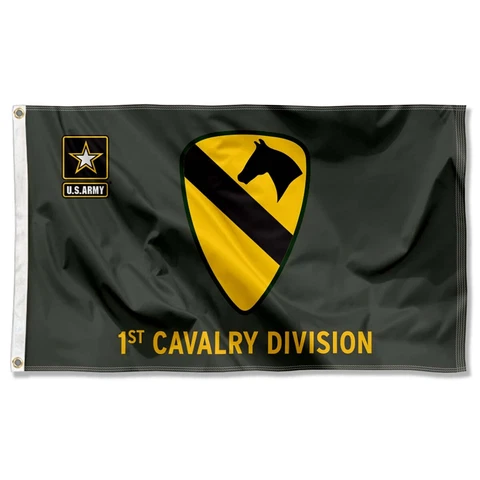US Army 1st Calvary Division Flag Large 3x5 Cover