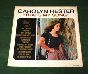 CAROLYN HESTER - THAT'S MY SONG. (UK, 1964, A1 / B1, DOT RECORDS, DLP.3604) - Picture 1 of 3
