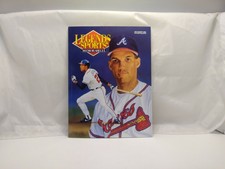 Legends Sports Memorabilia Magazine Vol 5 #4 David Justice with Uncut Card Sheet