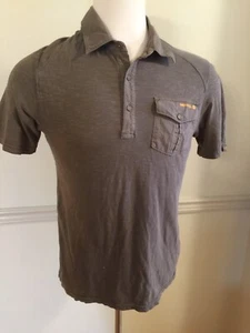 Men's Merrell Short Sleeve S/S Shirt Medium 3 Button Pocket 100% Cotton JMS20207 - Picture 1 of 7