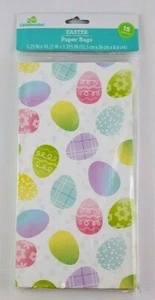 Easter Paper Bags - Lunch Bag - Treat Bag - Easter Eggs - 15 bags in Package - Picture 1 of 2