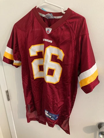 Washington Redskins Clinton Portis burgundy  jersey  youth large Cover
