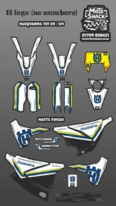 SKETCH Husqvarna SM EN 701 Supermoto Enduro 2016-24 Graphics decals sticker kit - Picture 1 of 4