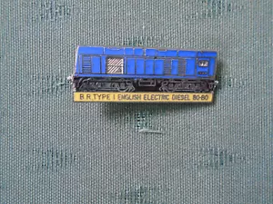 BR TYPE ENGLISH ELECTRIC DIESEL BO - BO RAILWAY LOCOMOTIVE - ENAMEL PIN BADGE - Picture 1 of 2