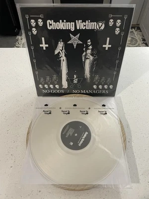 Choking Victim Clear Vinyl Epitaph - Image 1 of 2