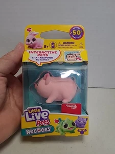 LITTLE LIVE PETS NEEDEES INTERAKTIVES HAUSTIER OINKEE SCHWEIN 50 SOUNDS NEU  - Bild 1 von 7