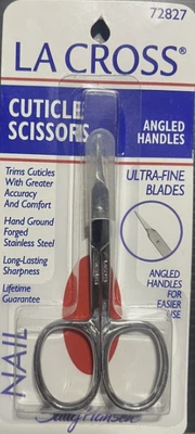 TIJERAS PARA UÑAS CUTÍCULAS LA CROSS SALLY Hansen 72827 cuchillas ultrafinas mango angular Foto 1 de 3