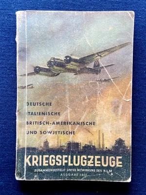 Kriegsflugzeuge - Stand Sommer 1943 - Luftwaffe - Luftschutz ww2 Aeronautica - Immagine 1 di 4