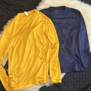 Solid Long Sleeved Shirts Athletic Kids Small Gender Neutral - Picture 1 of 7