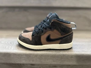 Jordan 1 Mid SE Dark Chocolate DC7249-200 Size 11.5C - Picture 1 of 6