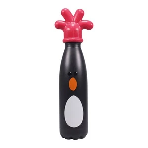 Wallace an Gromit Water Bottle Feathers McGraw Penguin Double Wall Metal - Picture 1 of 7
