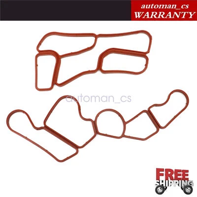 Carcasa del filtro de aceite del motor + junta del enfriador de aceite para Mercedes-Benz G550 2013-14 Foto 1 de 4