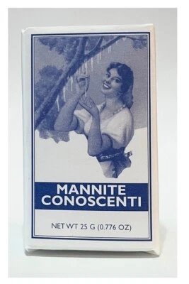 Edulcorante de azúcar natural Mannite Conoscenti "40 barras" en caja hecho en Italia Foto 1 de 2