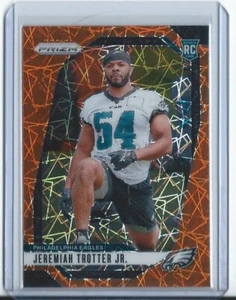 2024 Panini Prizm - Jeremiah Trotter Jr. #349 Orange Lazer Prizm Rookie (RC) - Bild 1 von 2
