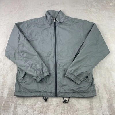 Chaqueta cortavientos vintage Gap para hombre gris medio forrada ventilada Y2K retro cremallera completa Foto 1 de 4