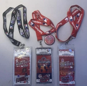 Angels 2010 MLB All Star Game 3 Full Tickets Futures Derby - Picture 1 of 7