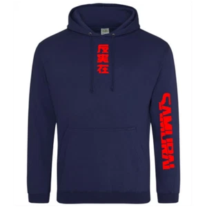 Herren Samurai Top T-Shirt Hoodies Marineblau AI Roboter Cyber Spiele Neuheit Streetwear - Bild 1 von 1