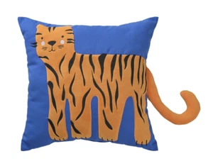 IKEA NATTHAGER Cushion, Blue-tiger, 50x50 cm, 19"x19" Decoration Brand NEW - Picture 1 of 6