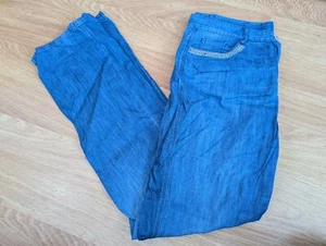 Paul & And Shark Womens Blue Denim Yachting Jeans - 34” Waist - Picture 1 of 15