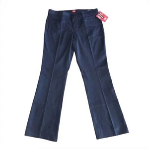 Dickies Girls Stretch Boot Cut Pant Classic Fit Navy Size 15 - Picture 1 of 8