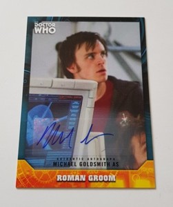 Topps Doctor Who Signature Series 2017 Michael Goldsmith Autograph Card 