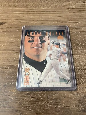 1996 (ROCKIES) Studio Bronze Press Proofs #78 Larry Walker #’D  /2000 - Image 1 of 2