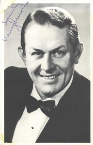 VAUGHN MONROE - PICTURE POST CARD SIGNED