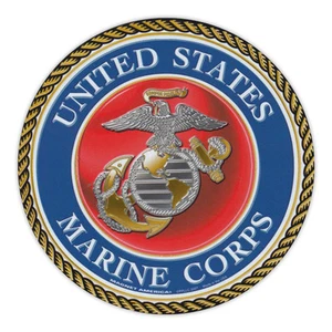 Runder Magnet - United States Marine Corp - USMC Semper Fidelis Militär - Bild 1 von 1