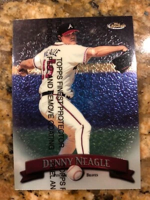 1998 Topps Finest #95 Braves Denny Neagle Baseball Card - Image 1 of 2