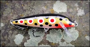 FISHING LURES RAPALA COUNTDOWN CD 7 cm SPD (Spotted Dog) color CUSTOM PAINTED - Picture 1 of 1