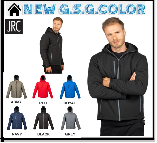 JRC Veste Homme Giubbotto Sestriere En Soft Shell À Deux Couches, Rembourré - Photo 1/1