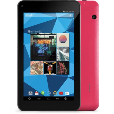 Ematic EGD172BL 7" Dual-core Tablet with Android 4.4 (Pink) - New - Image 1 of 4