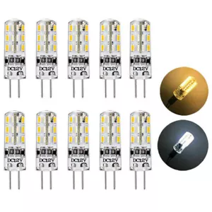 2/4/6/10 G4 2W LED Birne Lampe Leuchtmittel Glühbirne Stiftsockel Warmweiß DC12V - Bild 1 von 10