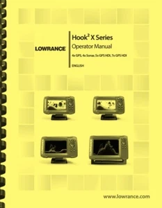 Lowrance Hook2 4X 5X 7X GPS Sonar HDI OWNER'S OPERATION MANUAL - Picture 1 of 4
