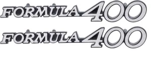 1970 - 1971 FIREBIRD FORMULA 400 FENDER EMBLEM SET - BOTH SIDES "FORMULA 400" - Bild 1 von 1